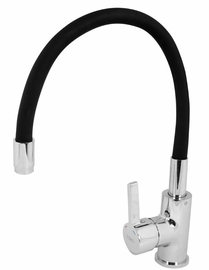 Смеситель Esko Coral для кухни с R-изливом, черный, CL 519 B - фото, отзывы, цена
